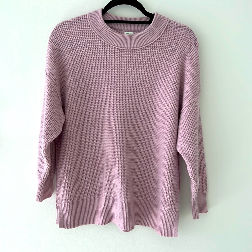 Aerie Waffle Knit Oversized Crew size XS